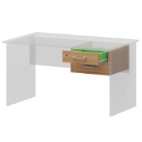 Тумба подвесная ( к столам глубиной 73см) Арго АТ-02 Ольха